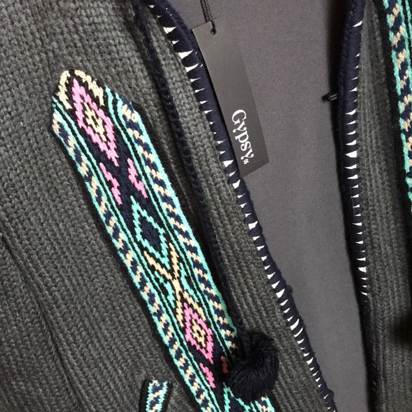 Gypsy 05 Embroidered Sweater Coat - Picture 2 of 3